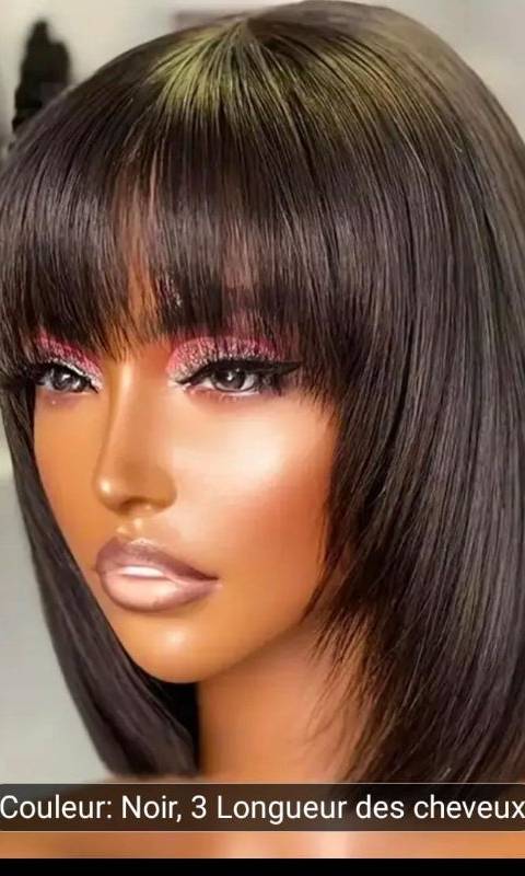 Bob wig with bangs