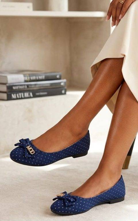 Ballerines à pois