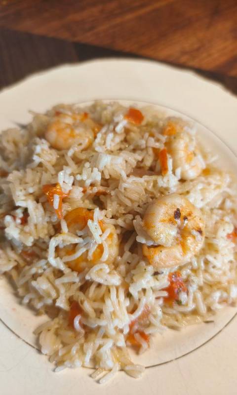 Riz crevettes