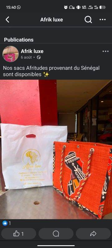 Sac simple afriktude