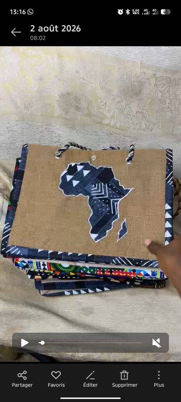 Sac simple afriktude
