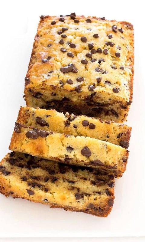 Gâteau aux pépites de chocolat